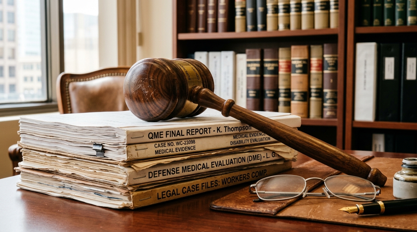 Navigating The Differences Between QME And Defense Medical Exams Legal Weight And Evidentiary Impact On Disability Ratings